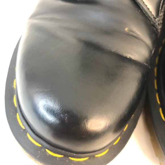 Dr. Martens 1490 Vintage 10-Eyelet Boots in Black Smooth Leather Sz. M/8, W/9.5 - Picture 8 of 16